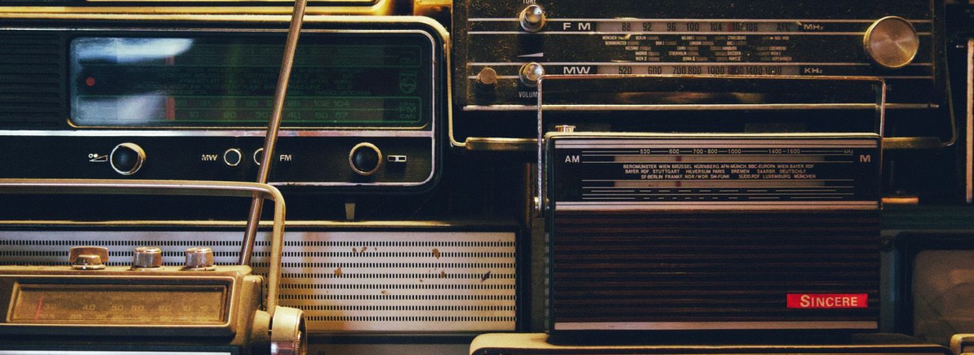 A collection of vintage radios